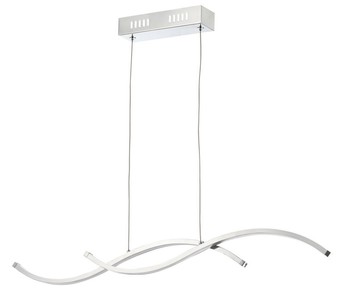 4251549322139 - Wohnzimmer LED-HÃ¤ngeleuchte Silber 70 x H 68 cm - DesignermÃ¶bel