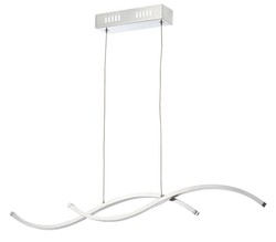 4251549322139 - Wohnzimmer LED-HÃ¤ngeleuchte Silber 70 x H 68 cm - DesignermÃ¶bel