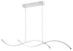 4251549322160 - Wohnzimmer LED-HÃ¤ngeleuchte Silber 100 x H 97 cm - DesignermÃ¶bel