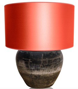 4251549322306 - Luxus Terracotta Tischleuchte Grau   Orange Ã 60 x H 72 cm - Luxus MÃ¶bel