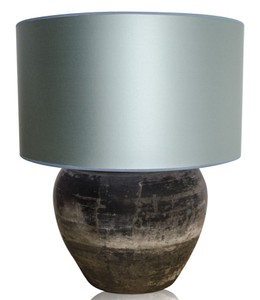 4251549322313 - Luxus Terracotta Tischleuchte Grau   Hellblau Ã 60 x H 72 cm - Luxus MÃ¶bel