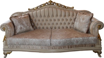 4251549322344 - Luxus Barock 3er Sofa Beige   Creme  Elfenbein   Gold - Sitzbank MÃ¶bel - Luxury Hotel Collection