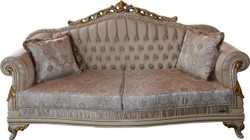 4251549322344 - Luxus Barock 3er Sofa Beige   Creme  Elfenbein   Gold - Sitzbank MÃ¶bel - Luxury Hotel Collection