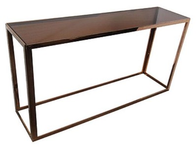 4251549322382 - Luxus Konsolentisch RosÃ©gold   Schwarz 150 x 40 x H 78 cm - WohnzimmermÃ¶bel