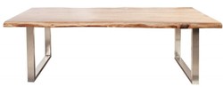 4251549322610 - Designer Massivholz Esstisch Natur - Akazie - 200 x 100 x H80 cm - Aus massivem Akazienholz