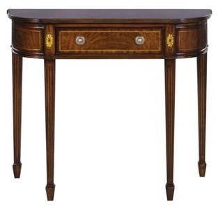 4251549322658 - Jugendstil Mahagoni Konsole Braun 91 x 40 x H 78 cm - Luxus QualitÃ¤t