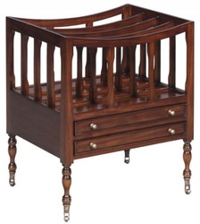 4251549322818 - Luxus Mahagoni ZeitungsstÃ¤nder   ZeitschriftenstÃ¤nder Braun 48 x 38 x H 55 cm - Luxus Kollektion