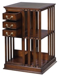 4251549322856 - Luxus Mahagoni BÃ¼cherschrank Braun   GrÃ¼n 49 x 49 x H 80 cm - Luxus Kollektion