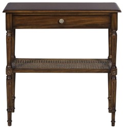 4251549323105 - Luxus Jugendstil Mahagoni Konsolentisch mit Schublade Dunkelbraun 71 x 28 x H 76 cm - Konsole im franzÃ¶sichen Jugendstil