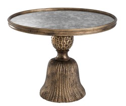 4251549323181 - Luxus Beistelltisch Antik Gold Ã 535 x H 40 cm - Luxus WohnzimmermÃ¶bel