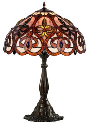 4251549323433 - Tiffany Tischleuchte Mehrfarbig Ã 42 x H 60 cm - Luxus Wohnzimmer Tischlampe