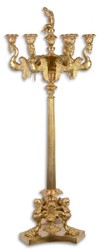 4251549323488 - Barockstil KerzenstÃ¤nder   Kerzenhalter Gold 325 x 325 x H 765 cm - Edel & Prunkvoll