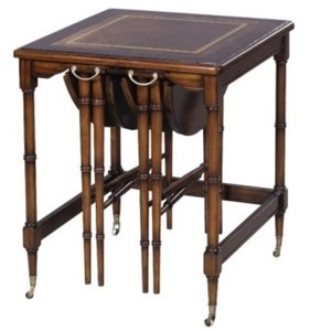 4251549324065 - Luxus Mahagoni Beistelltisch Set Braun 48 x 48 x H 59 cm - Hotel MÃ¶bel