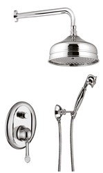 4251549324942 - Luxus Badezimmer Duschgarnitur   Brauseset mit Swarovski Kristallglas Silber - Luxus QualitÃ¤t