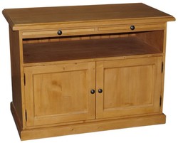 4251549326854 - Landhausstil TV Sideboard Naturfarben 180 x 46 x H 56 cm - Wohnzimmer Fernsehschrank