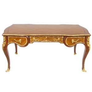 4251549328070 - Barock Schreibtisch Mahagoni 175cm x 90cm x H80 - Antik Stil SekretÃ¤r MÃ¶bel