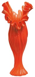 4251549328803 - Designer Blumenvase Orange B 24 cm HÃ¶he 60 cm Mod1 - Dekovase