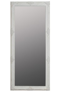 4251549329046 - Barock Spiegel Weiss mit wunderschÃ¶nen antik Verzierungen H 162 cm - Handgefertigt