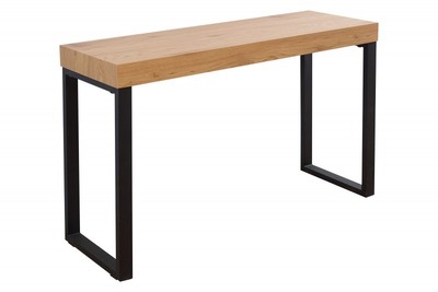 Casa Padrino Designer Laptop Table Nature Black 120 X 40 X H 75