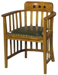 4251549329862 - Luxus BÃ¼rostuhl mit Armlehnen Hellbraun   GrÃ¼n 63 x 52 x H 80 cm - BÃ¼romÃ¶bel