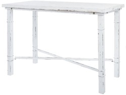 4251549329893 - Landhausstil Esstisch Antik WeiÃ 120 x 60 x H 80 cm - Kleiner Shabby Chic Esszimmertisch