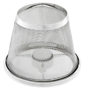 4251549330103 - Luxus Teelichthalter-Lampenschirm Silber Ã 16 x H 135 cm - Hotel & Restaurant Accessoires