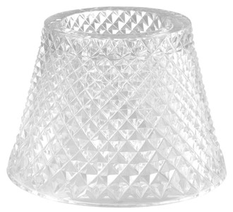 4251549330141 - Glas Teelichthalter-Lampenschirm Clear Ã 15 x H 125 cm - Luxus Accessoires
