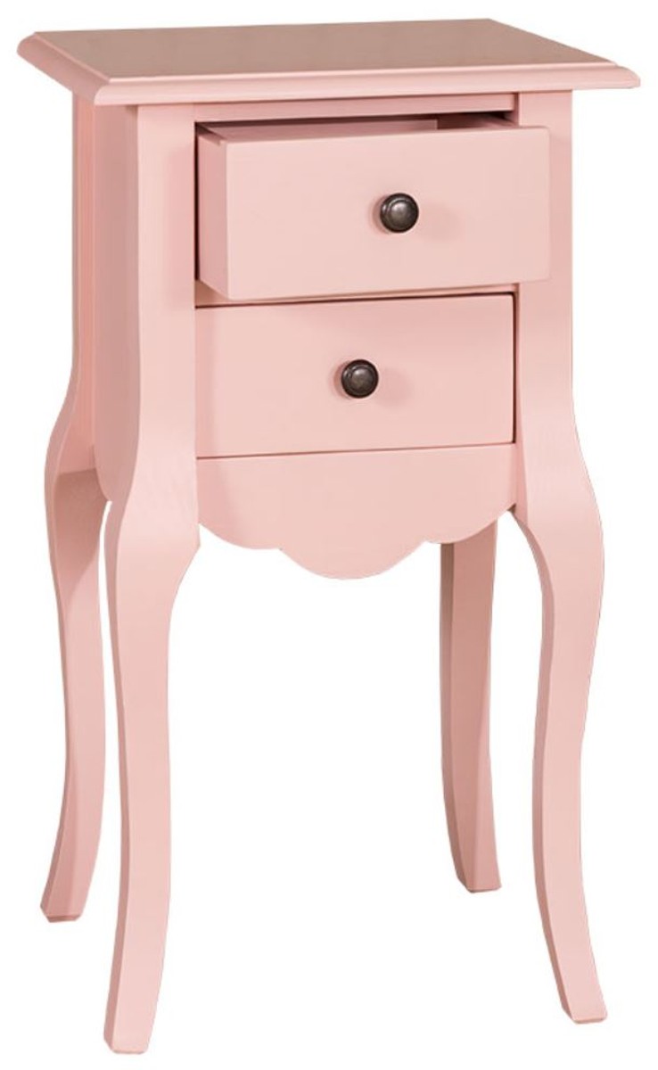 Casa Padrino Country Style Bedside Table Pink 40 X 34 X H 70 Cm
