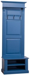 4251549330189 - Landhausstil Garderobe Blau 79 x 41 x H 210 cm - Landhausstil Garderobenschrank