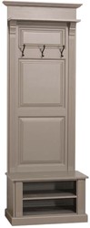 4251549330196 - Landhausstil Garderobe Olivgrau 79 x 41 x H 210 cm - Landhausstil Garderobenschrank