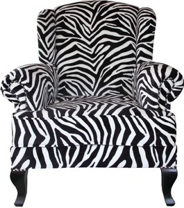 4251549330981 - Luxus Designer Chesterfield Ohren Sessel Zebra - Club Möbel - Limited Edition 4251549330981 - Luxus Designer Chesterfield Ohren Sessel Zebra - Club Möbel - Limited Edition