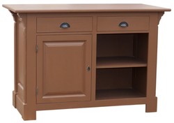 4251549331087 - Landhausstil Theke Braun 140 x 68 x H 95 cm - Landhausstil MÃ¶bel