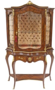 4251549331452 - Barock Vitrine 105 x 42 x H 174 cm - Barock MÃ¶bel - Vitrinenschrank - Wohnzimmerschrank