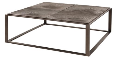 4251549332220 - Luxus Couchtisch   Wohnzimmertisch Rosa-Bronze 100 x 100 x H 35 cm - Hotel MÃ¶bel