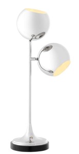 4251549332268 - Tischleuchte Silber   Schwarz Ã 32 x H 74 cm - Luxus QualitÃ¤t