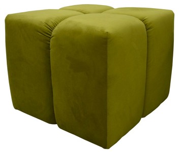 4251549332640 - Luxus Hocker   Sitzhocker GrÃ¼n 60 x 60 x H 50 cm - WohnzimmermÃ¶bel