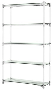 4251549332817 - Wohnzimmerschrank   Regalschrank Silber 117 x 41 x H 200 cm - Luxus MÃ¶bel