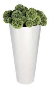 4251549333166 - Edelstahl Ãbertopf Silber Ã 33 x H 70 cm - Luxus Blumentopf