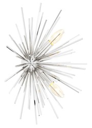 4251549333562 - Wandleuchte Silber 50 x 37 x H 27 cm - Luxus Wandlampe