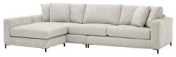 4251549333647 - Wohnzimmer Sofa Sandfarben   Schwarz 284 x 172 x H 76 cm - Luxus Ecksofa