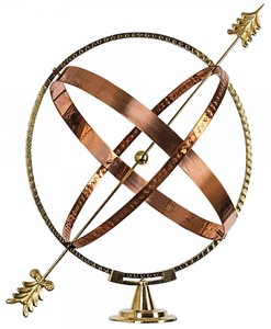 4251549334217 - Sonnenuhr Gold   Kupfer Ã 50 x H 60 cm - Nostalgische Garten Deko