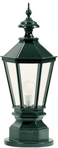 4251549334569 - Jugendstil Sockelleuchte   Gartenleuchte 29 x 29 x H 64 cm - Verschiedene Farben - AuÃenleuchte