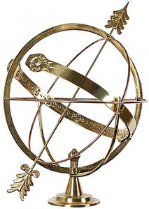 4251549335023 - Jugendstil Garten Deko Sonnenuhr Gold Ã 45 x H 53 cm - Luxus QualitÃ¤t