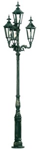 4251549335993 - Barock Gartenlaterne   AuÃenstehleuchte 82 x 82 x H 320 cm - Verschiedene Farben - Luxus QualitÃ¤t
