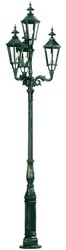 4251549335993 - Barock Gartenlaterne   AuÃenstehleuchte 82 x 82 x H 320 cm - Verschiedene Farben - Luxus QualitÃ¤t