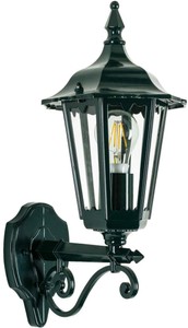 4251549336105 - Jugendstil Aluminium AuÃenwandleuchte   AuÃenlaterne 20 x 27 x H 43 cm - Verschiedene Farben - Balkon Garten Terrassen AuÃenleuchte