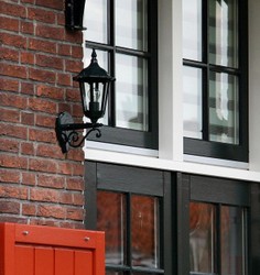 4251549336112 - Jugendstil Aluminium AuÃenwandleuchte   AuÃenlaterne 20 x 27 x H 43 cm - Verschiedene Farben - Balkon Garten Terrassen AuÃenleuchte