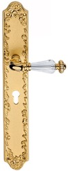 4251549342564 - Luxus Barock TÃ¼rgriff Set mit Swarovski Kristallglas Gold 143 x H 406 cm - Erstklassische QualitÃ¤t