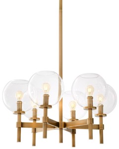 4251549336815 - Luxus Kronleuchter Antik Messing Ã 70 x H 35 cm - Hotel & Restaurant MÃ¶bel