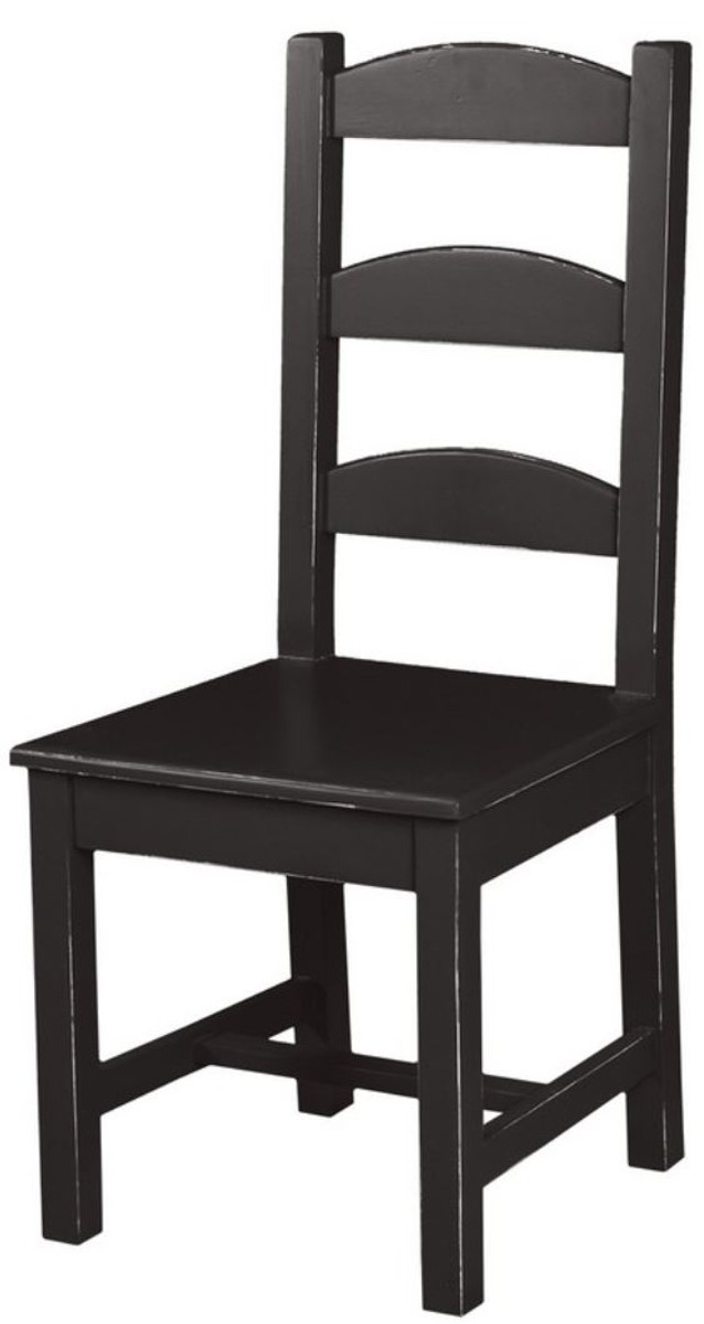 4251549337010 - Landhausstil Esszimmerstuhl 48 x 41 x H 93 cm - Verschiedene Farben - Shabby Chic EsszimmermÃ¶bel